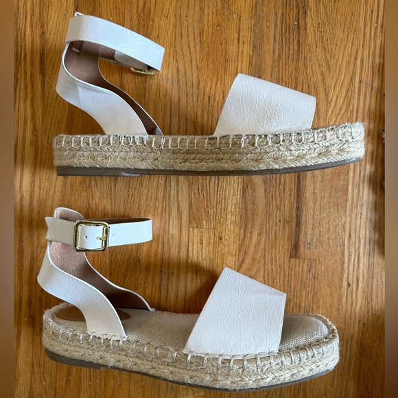 H&M white platform espadrilles sandals size 39 or US 8 - Picture 3 of 16